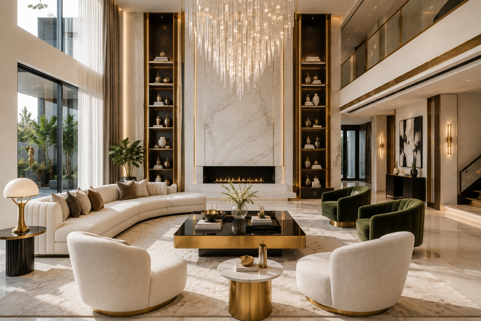 Luxury built-in shelving like a Designer